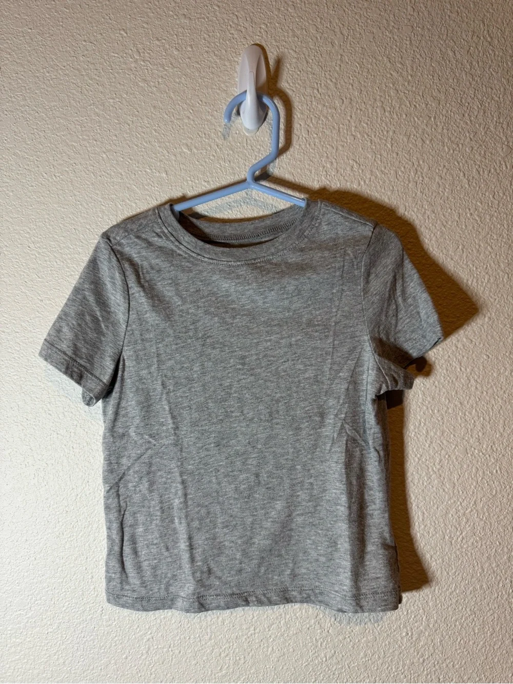 Kids Basic Grey Short Sleeve Tee